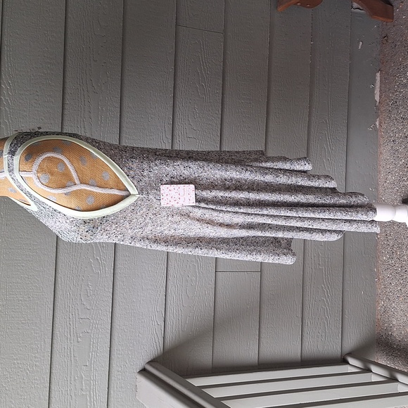 NWT Free People Bumble Bees Knees Semi Sheer Asymmetrical Tank Top Tunic Size M - Picture 3 of 9